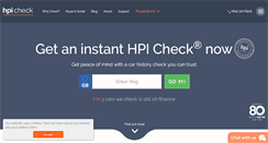 Desktop Screenshot of hpicheck.com